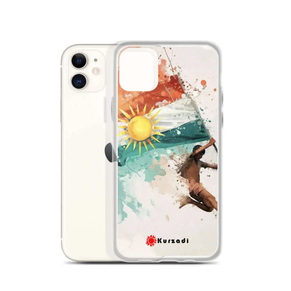 Kurdistan Flag Art - iPhone Case / Schutzhülle / Handy Cover Kurdish Fanshop