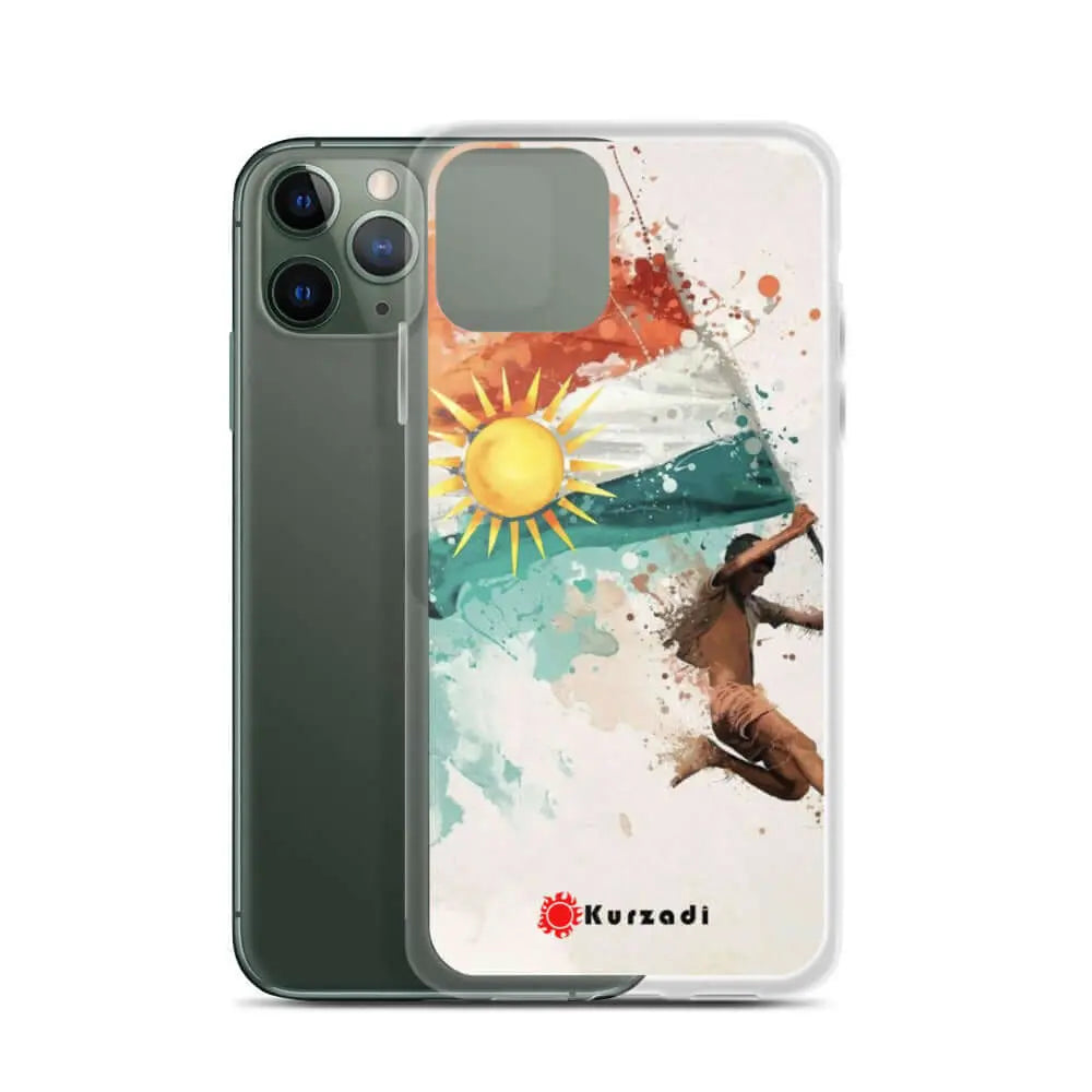 Kurdistan Flag Art - iPhone Case / Schutzhülle / Handy Cover Kurdish Fanshop