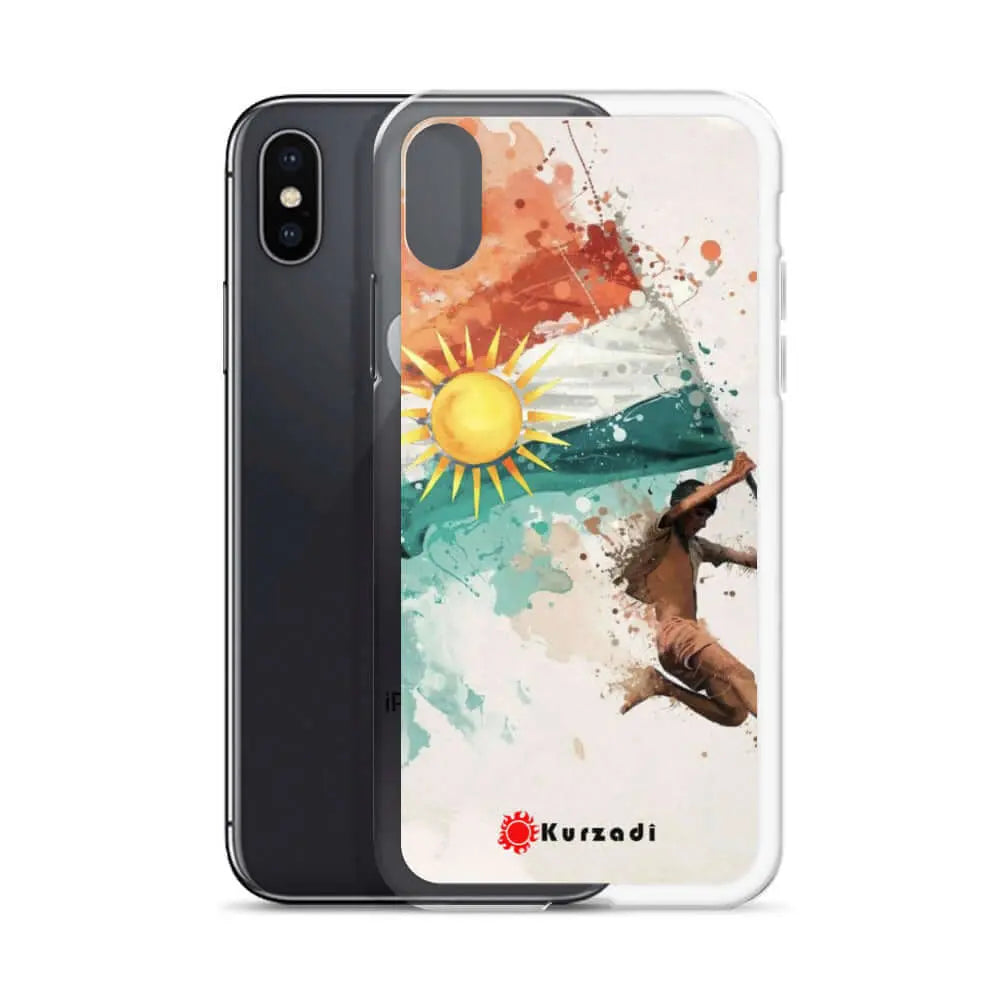Kurdistan Flag Art - iPhone Case / Schutzhülle / Handy Cover Kurdish Fanshop