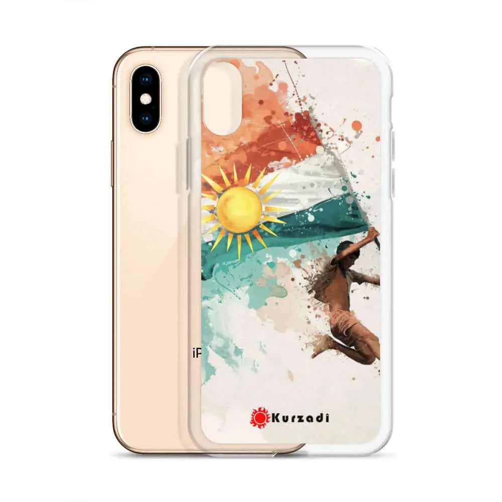 Kurdistan Flag Art - iPhone Case / Schutzhülle / Handy Cover Kurdish Fanshop