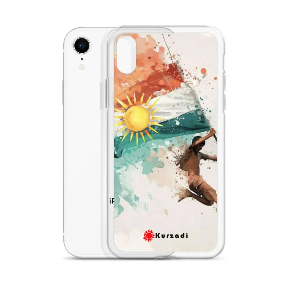 Kurdistan Flag Art - iPhone Case / Schutzhülle / Handy Cover Kurdish Fanshop