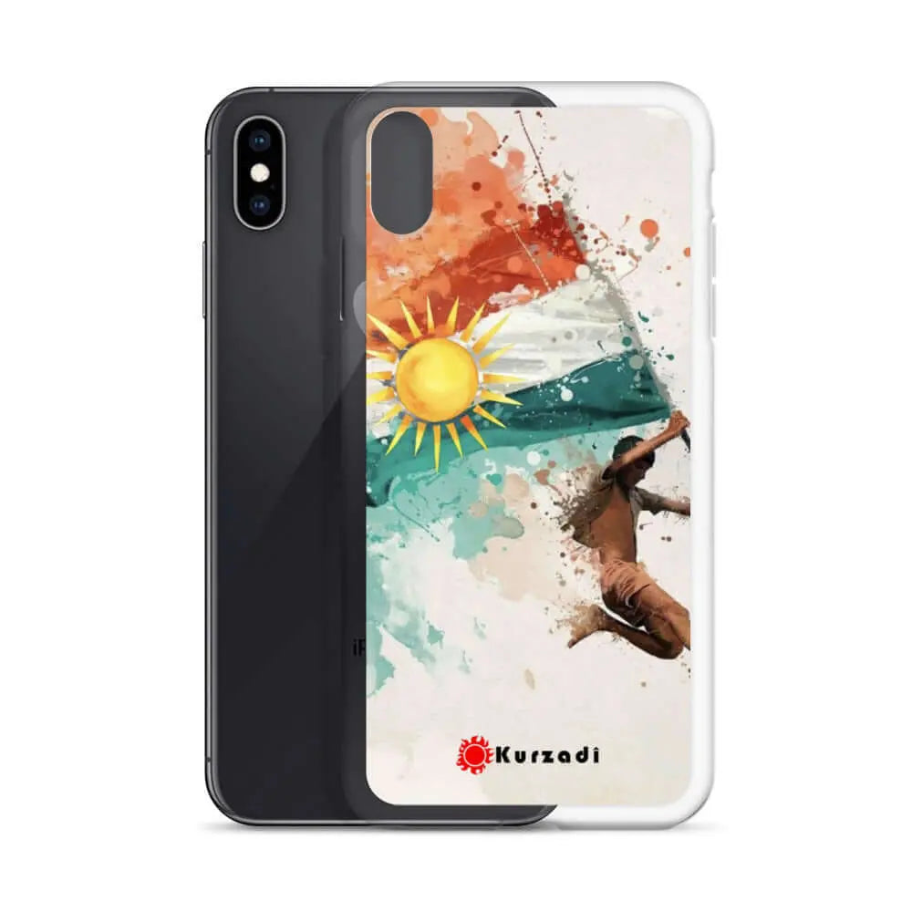 Kurdistan Flag Art - iPhone Case / Schutzhülle / Handy Cover Kurdish Fanshop