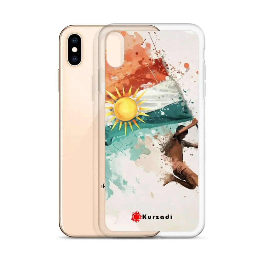 Kurdistan Flag Art - iPhone Case / Schutzhülle / Handy Cover Kurdish Fanshop