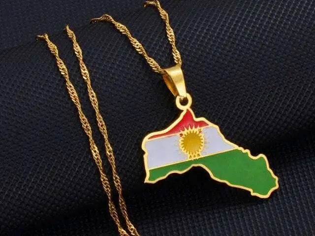 Kurdistan Kette mit Anhänger Kurdish Fanshop