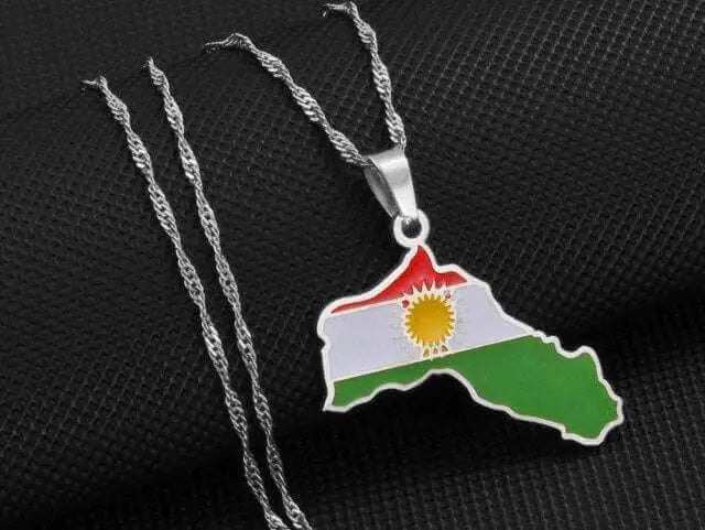 Kurdistan Kette mit Anhänger Kurdish Fanshop