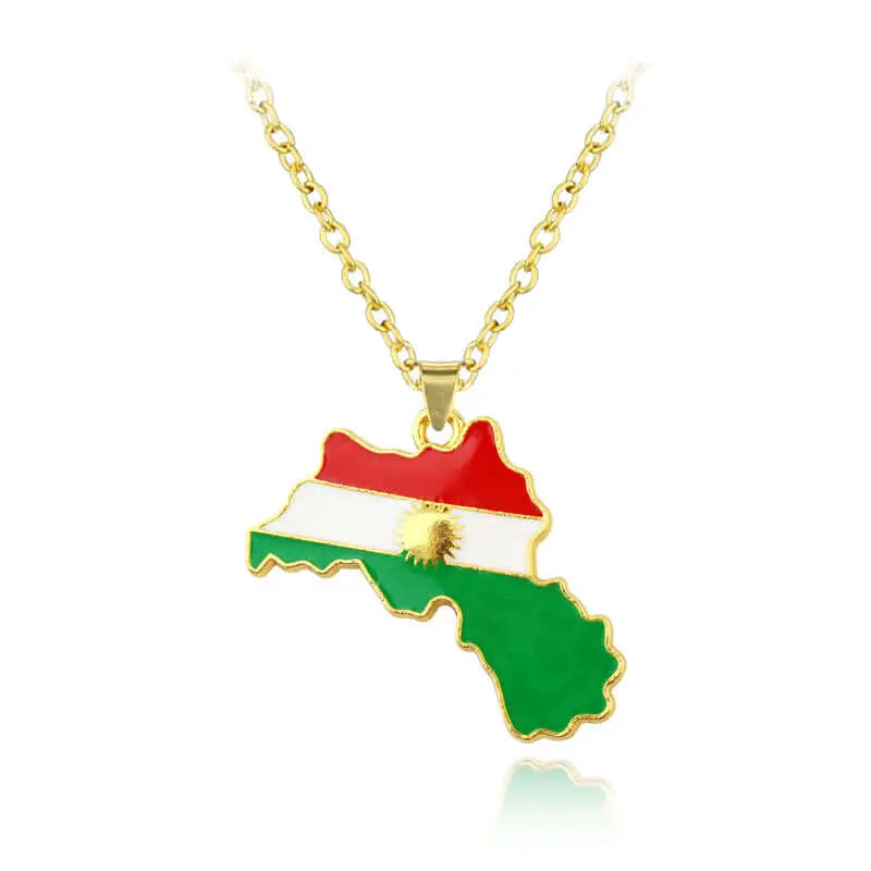 Kurdistan Kette mit Anhänger Kurdish Fanshop
