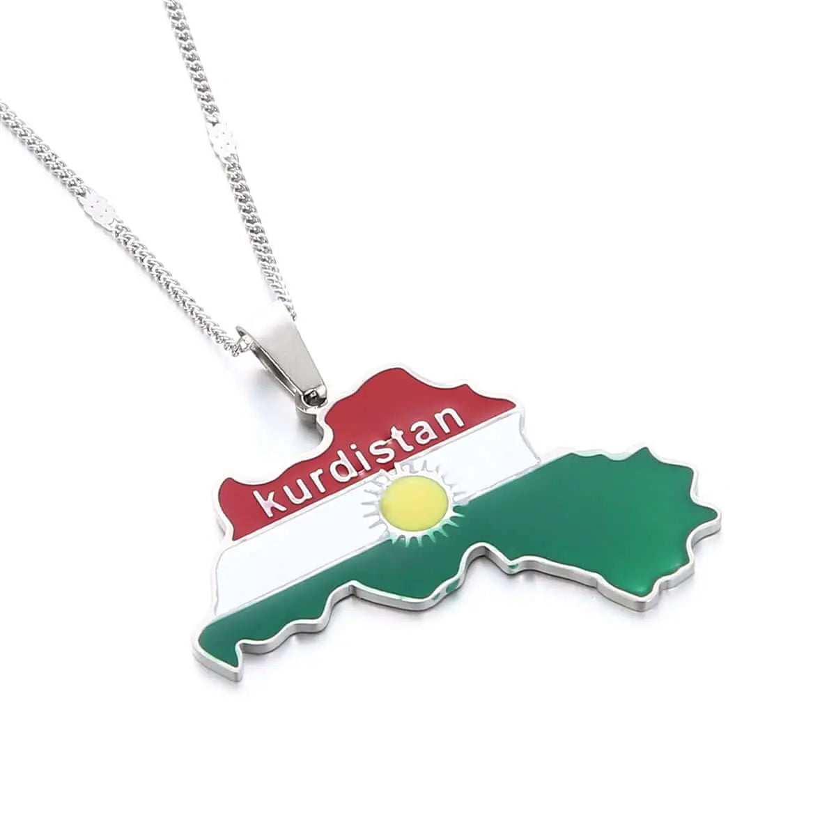 Kurdistan Kette mit "Kurdistan" - Gravur Kurdish Fanshop