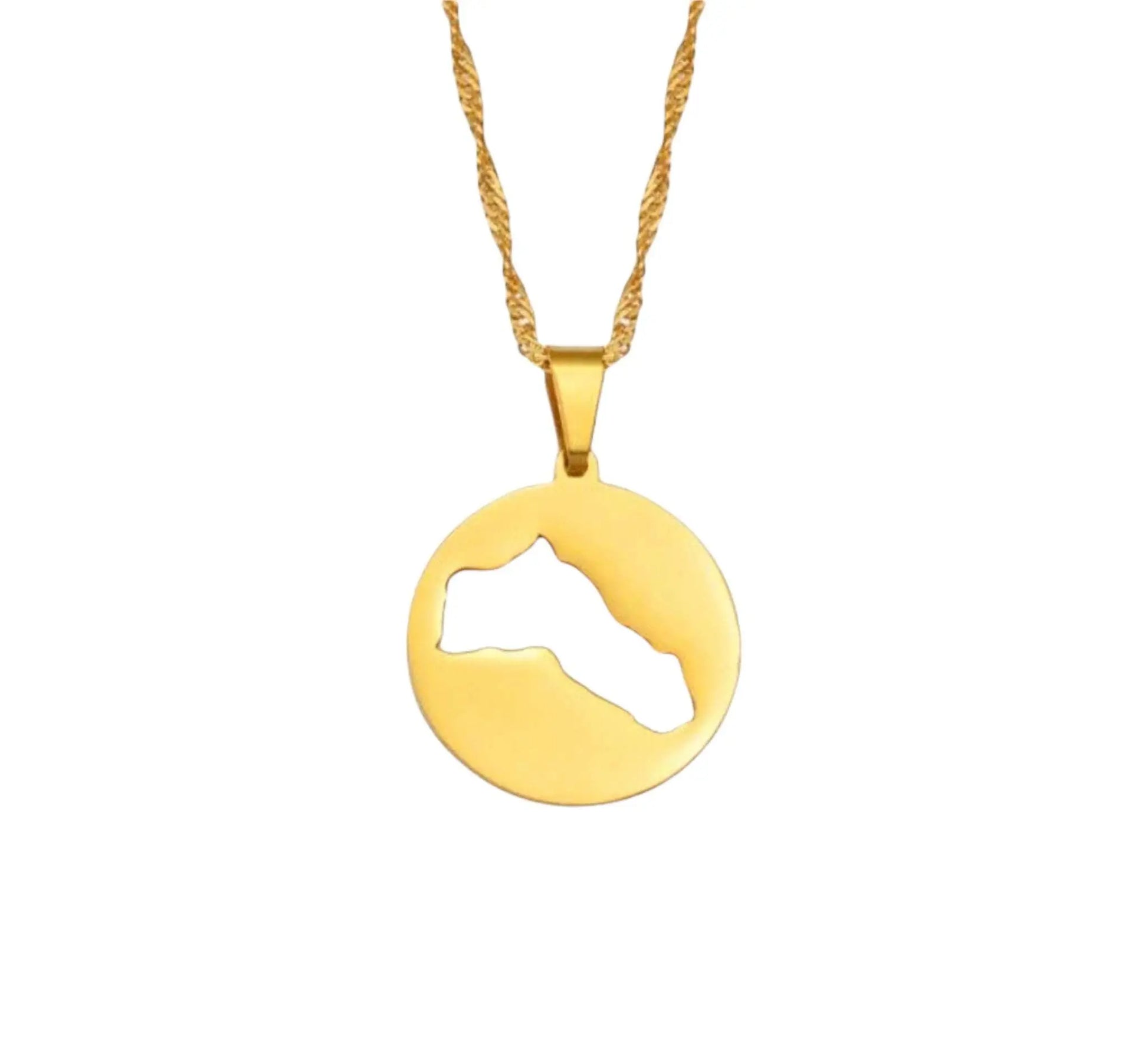 Kurdistan Land - Anhänger mit Kette Kurdish Fanshop