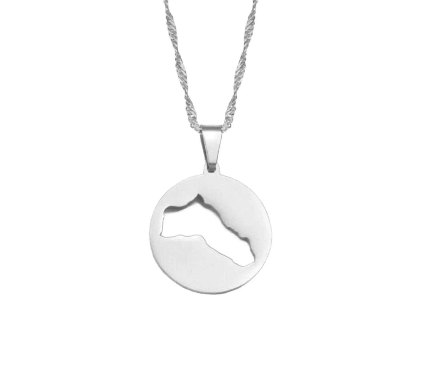 Kurdistan Land - Anhänger mit Kette Kurdish Fanshop