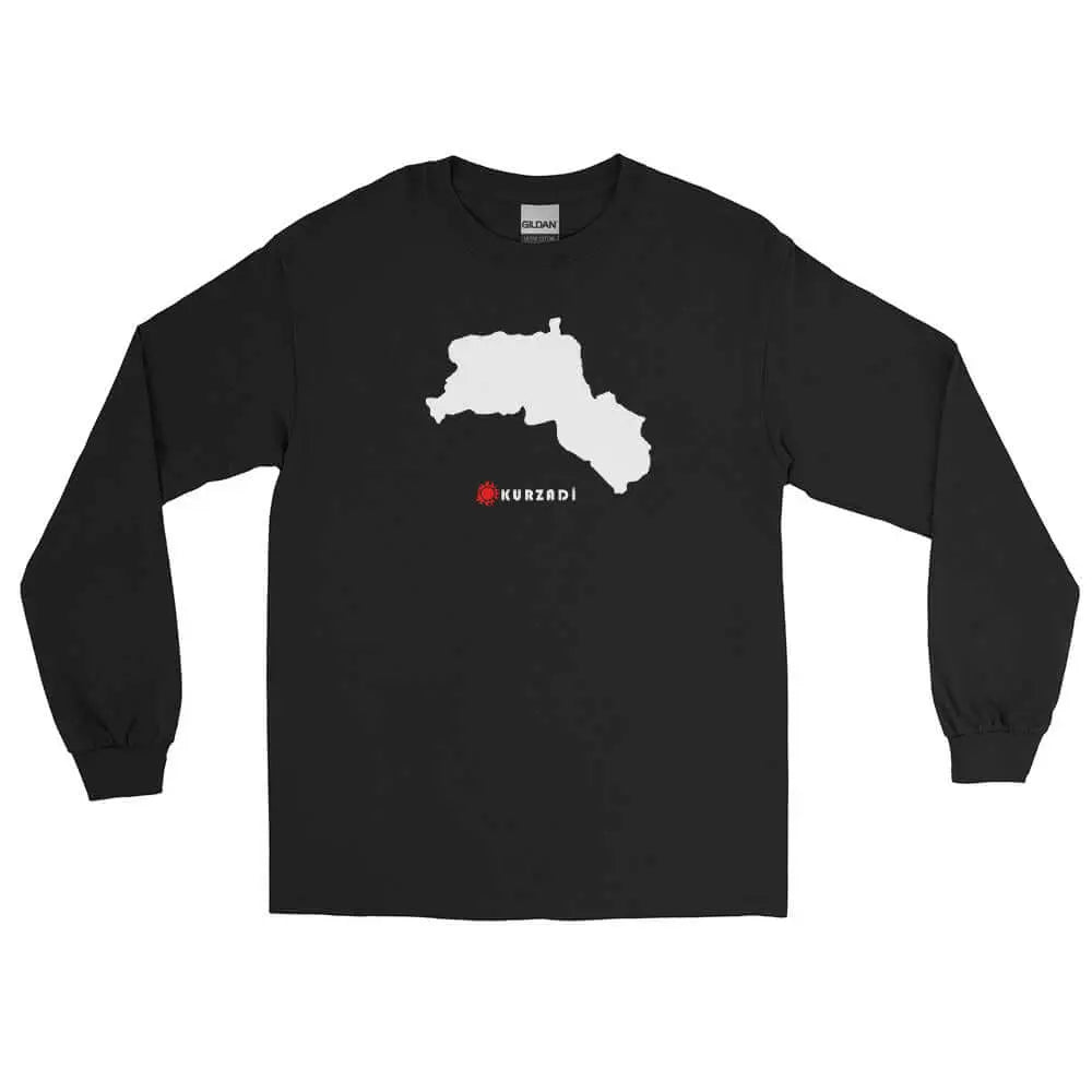 Kurdistan Landkarte - Langarmshirt Kurdish Fanshop