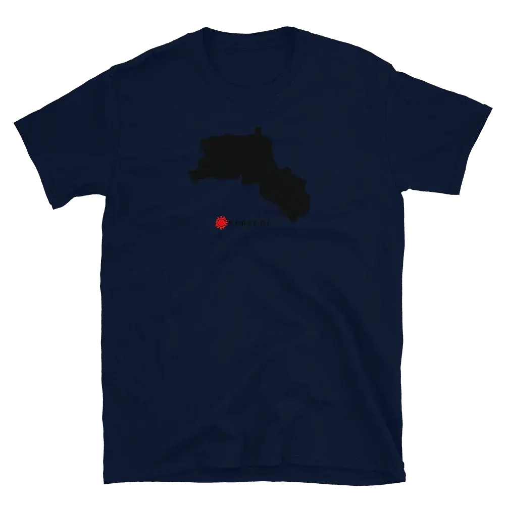 Kurdistan Landkarte -T-Shirt Kurdish Fanshop