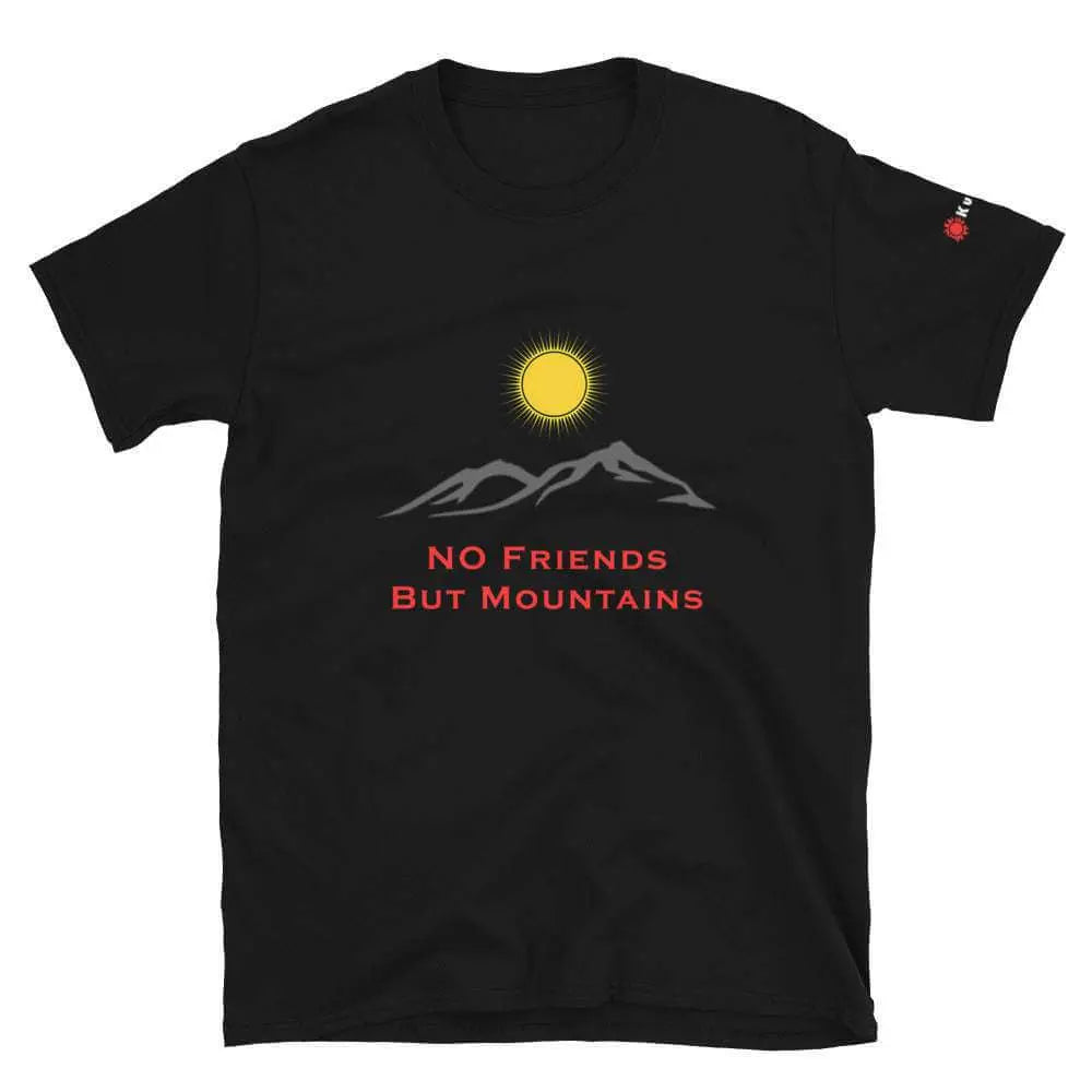 "No Friends But Mountains" - Kurdistan T-Shirt Kurdish Fanshop
