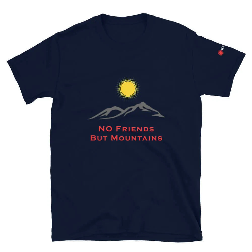 "No Friends But Mountains" - Kurdistan T-Shirt Kurdish Fanshop
