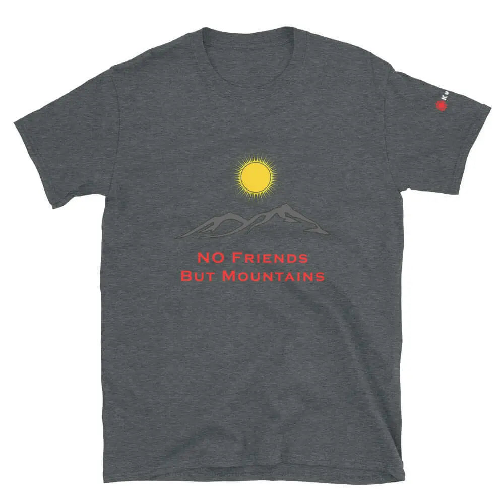"No Friends But Mountains" - Kurdistan T-Shirt Kurdish Fanshop