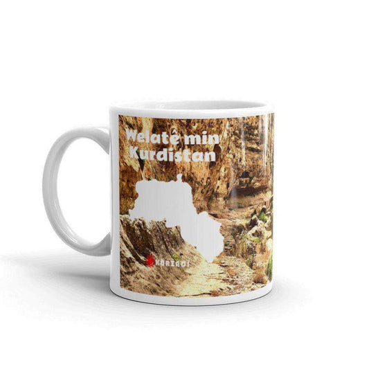 "Welatê min Kurdistan" - Kaffee Tasse Kurdish Fanshop