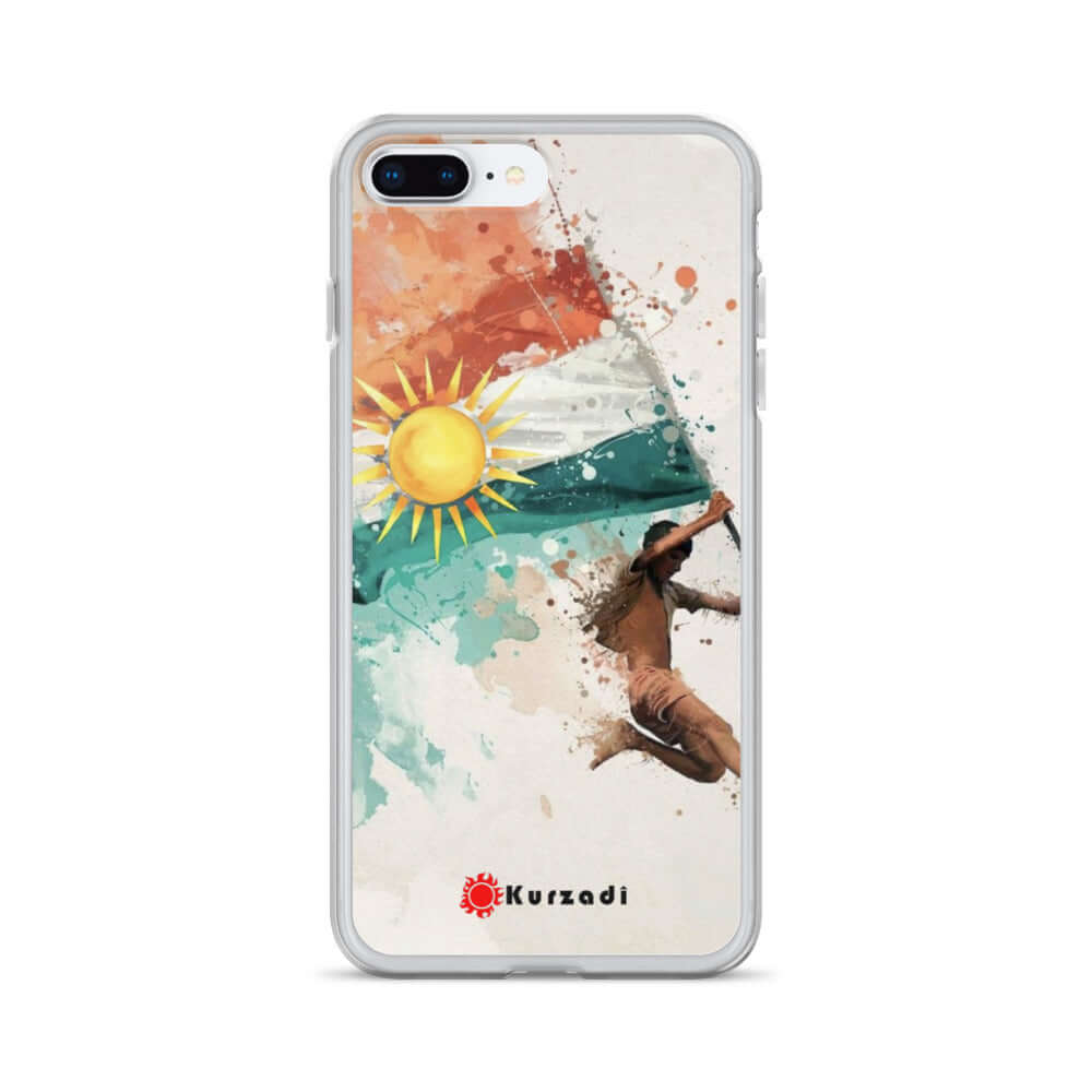 Kurdistan Flag Art - iPhone Case / Schutzhülle / Handy Cover