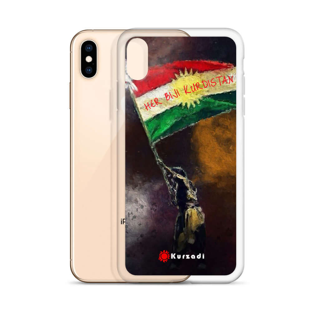 "Her Biji Kurdistan" - iPhone Hülle / Schutzhülle / Handycover / Case