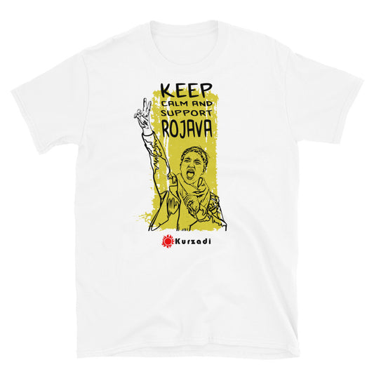 Keep Calm And Support Rojava - T-Shirt