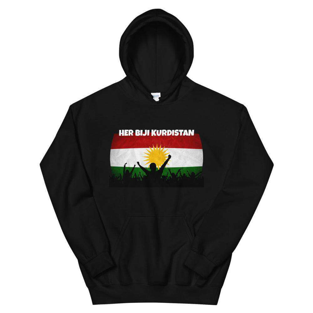 "Her Biji Kurdistan" - Hoodie - Kurdish Fanshop