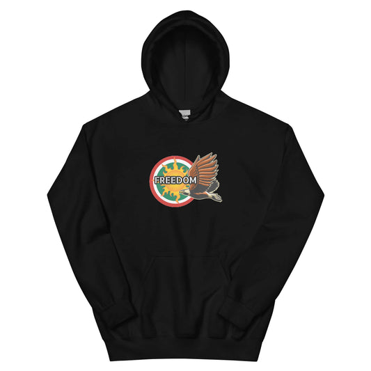 Flying Liberty Eagle - Hooded Sweater / Hoodie